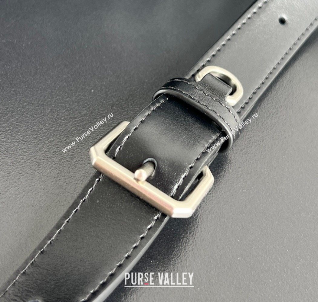 Bottega Veneta Mens Small Camera Bag in Intrecciato Leather Black 2025 755923 (WT-250624042)