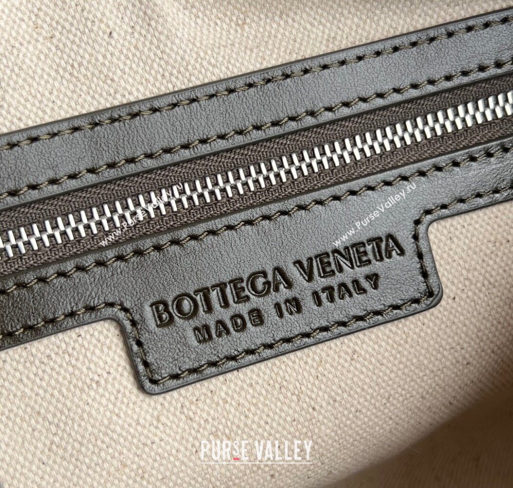 Bottega Veneta Mens Small Camera Bag in Intrecciato Leather Green 2025 755923 (WT-250624045)