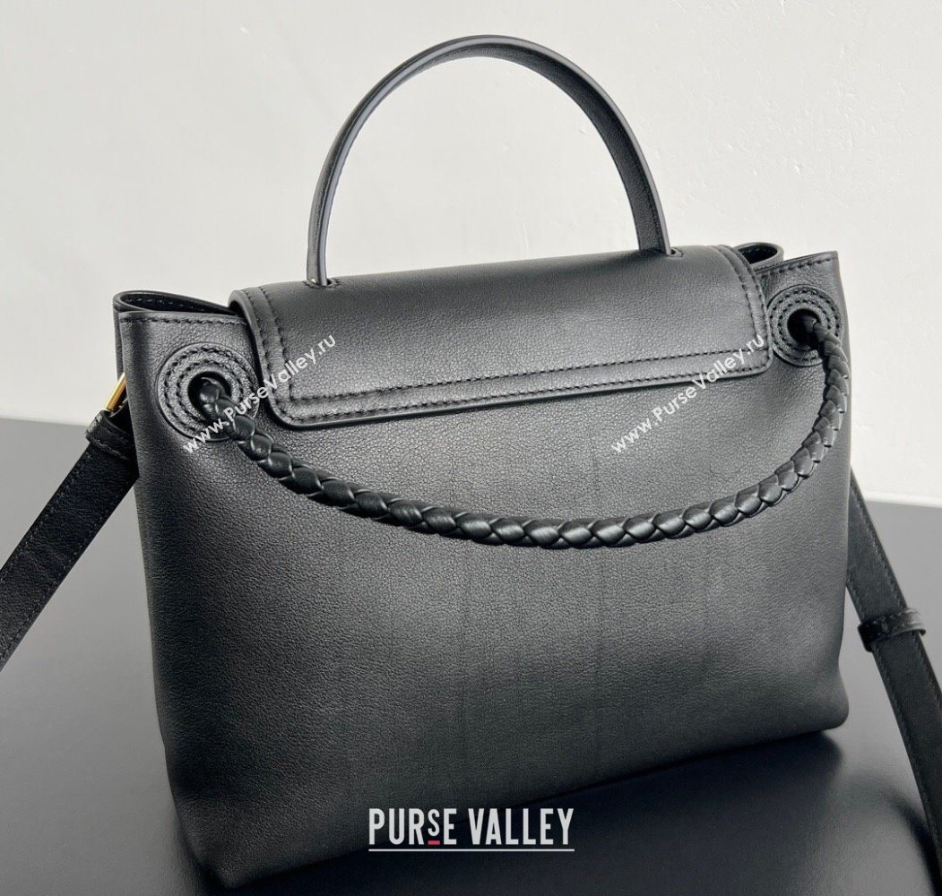 Bottega Veneta Small Ciao Ciao Top Handle Bag in Calf Leather Black 2025 835835 (WT-250624056)