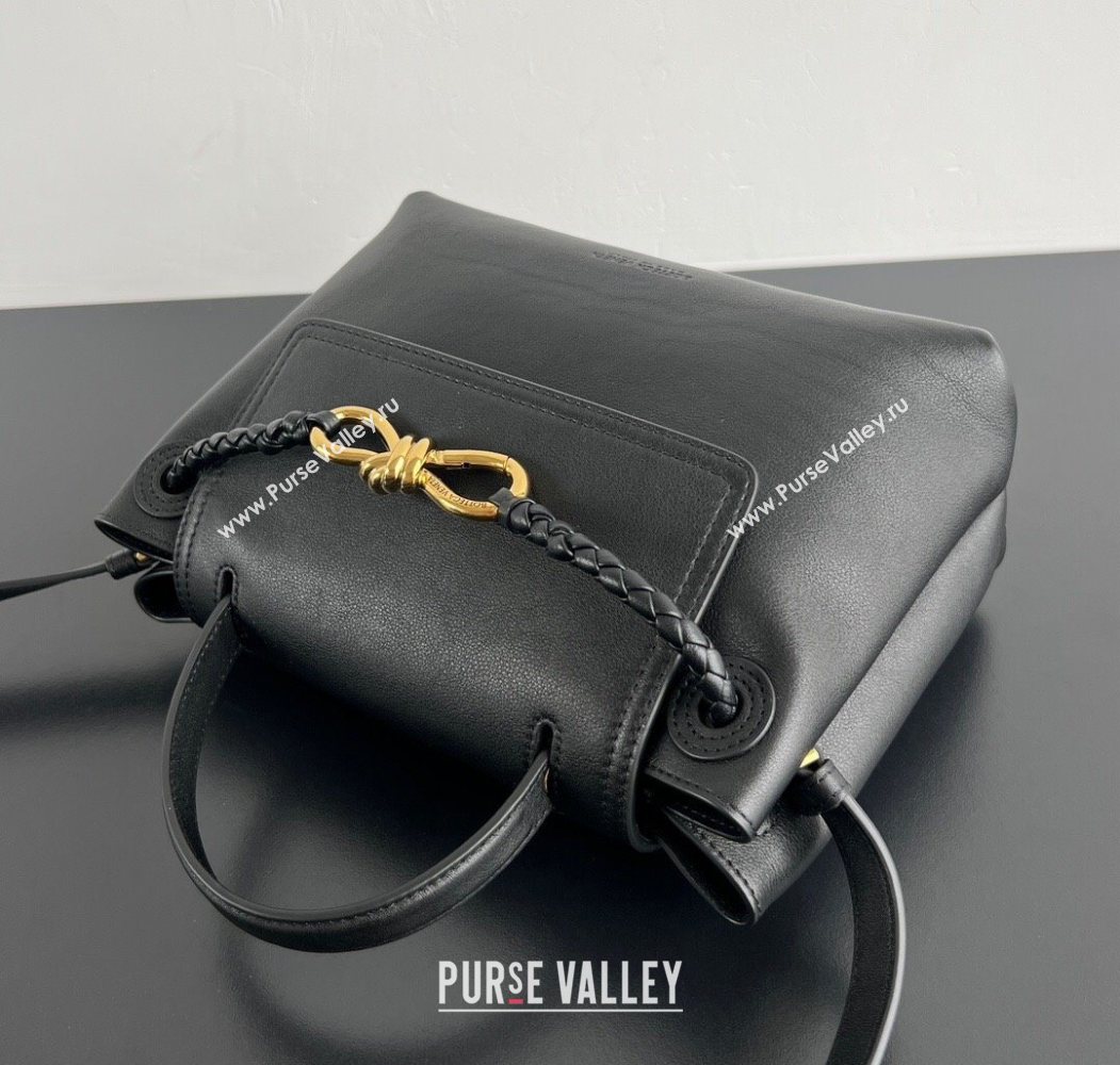 Bottega Veneta Small Ciao Ciao Top Handle Bag in Calf Leather Black 2025 835835 (WT-250624056)