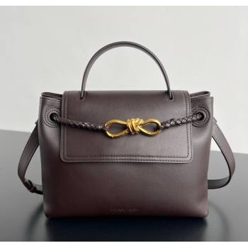 Bottega Veneta Small Ciao Ciao Top Handle Bag in Calf Leather Fondant Brown 2025 835835 (WT-250624057)