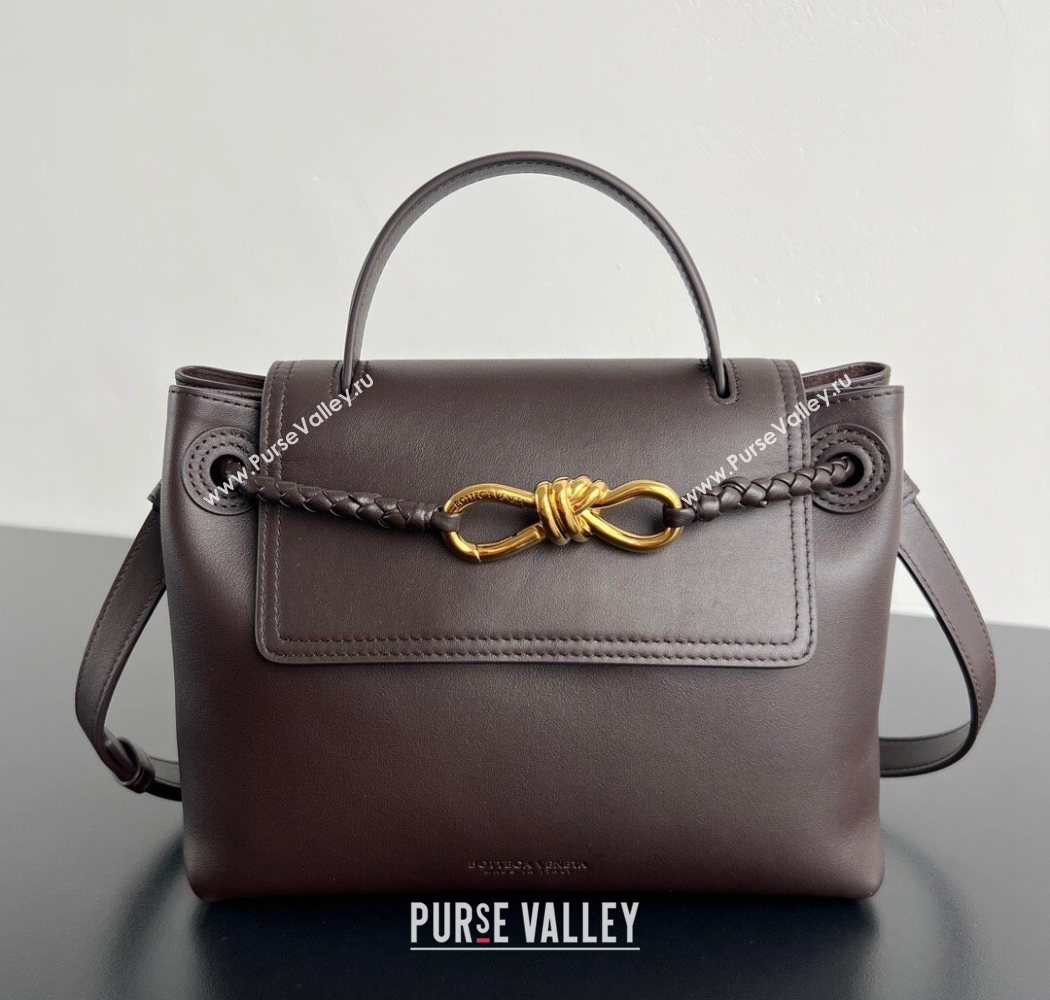 Bottega Veneta Small Ciao Ciao Top Handle Bag in Calf Leather Fondant Brown 2025 835835 (WT-250624057)