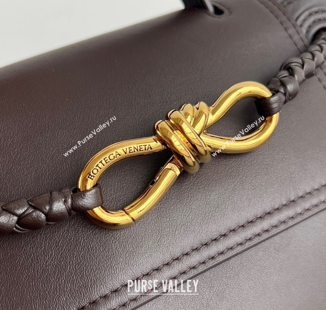Bottega Veneta Small Ciao Ciao Top Handle Bag in Calf Leather Fondant Brown 2025 835835 (WT-250624057)