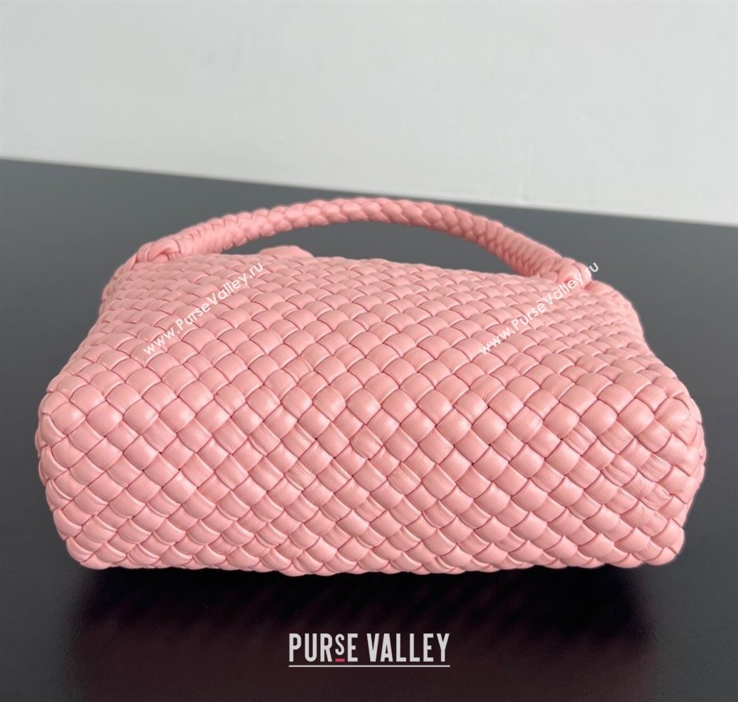 Bottega Veneta Mini Tosca Bag with Gold-Tone Ball 776755 Rose Pink 2024 (WT-250624035)