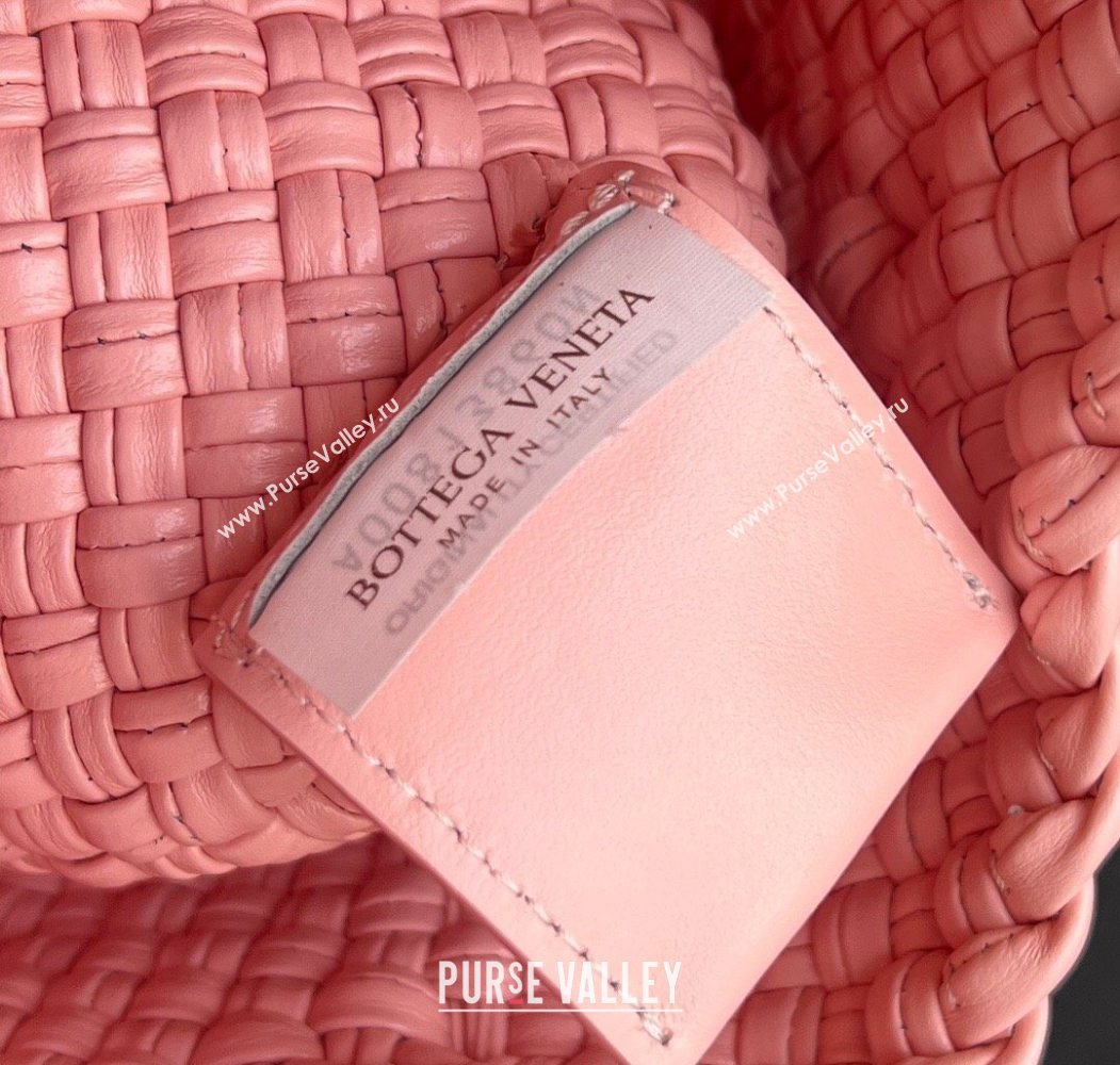 Bottega Veneta Mini Tosca Bag with Gold-Tone Ball 776755 Rose Pink 2024 (WT-250624035)