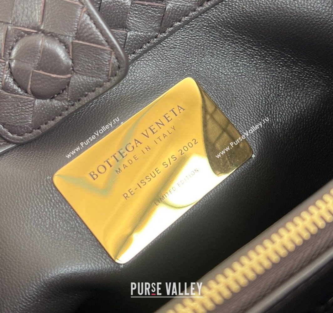 Bottega Veneta Basket Bag in Intrecciato Leather Fondant Brown 2025 836261 (WT-250801015)