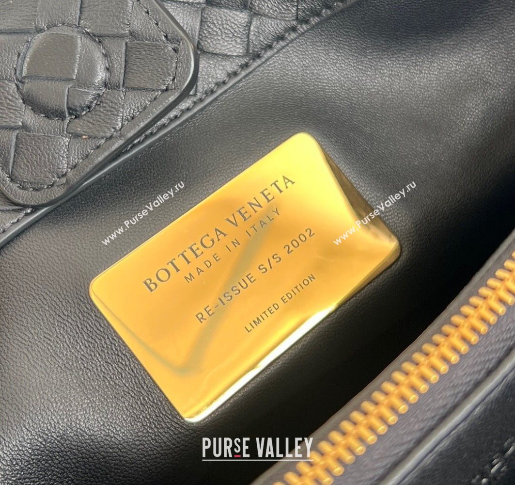 Bottega Veneta Basket Bag in Intrecciato Leather Black 2025 836261 (WT-250801014)