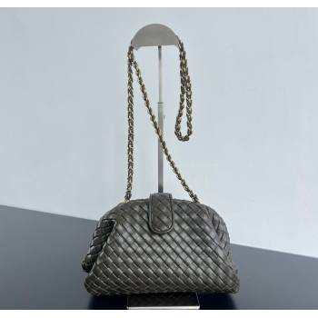 Bottega Veneta Small Lauren 1980 Chain Bag in Padded Intrecciato Leather Cypress Green 2025 804038 (WT-250801016)