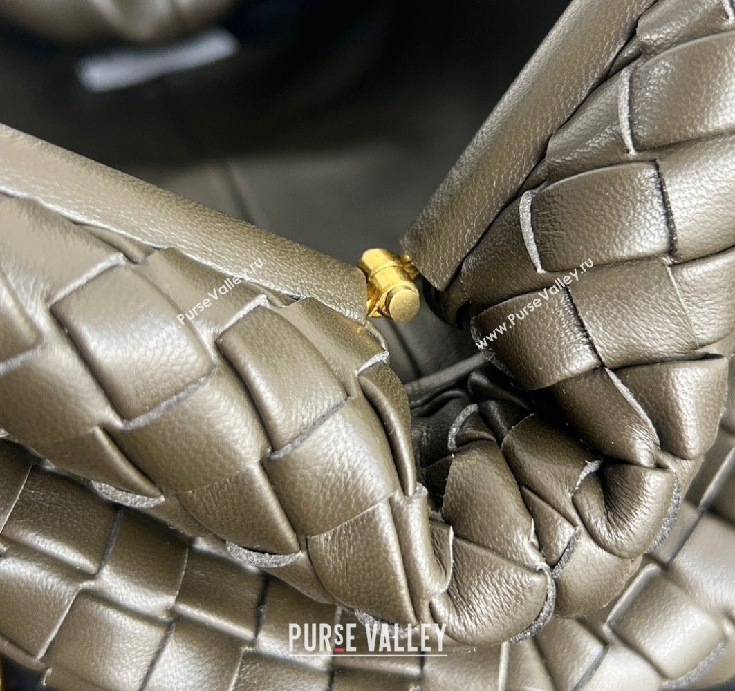 Bottega Veneta Small Lauren 1980 Chain Bag in Padded Intrecciato Leather Cypress Green 2025 804038 (WT-250801016)