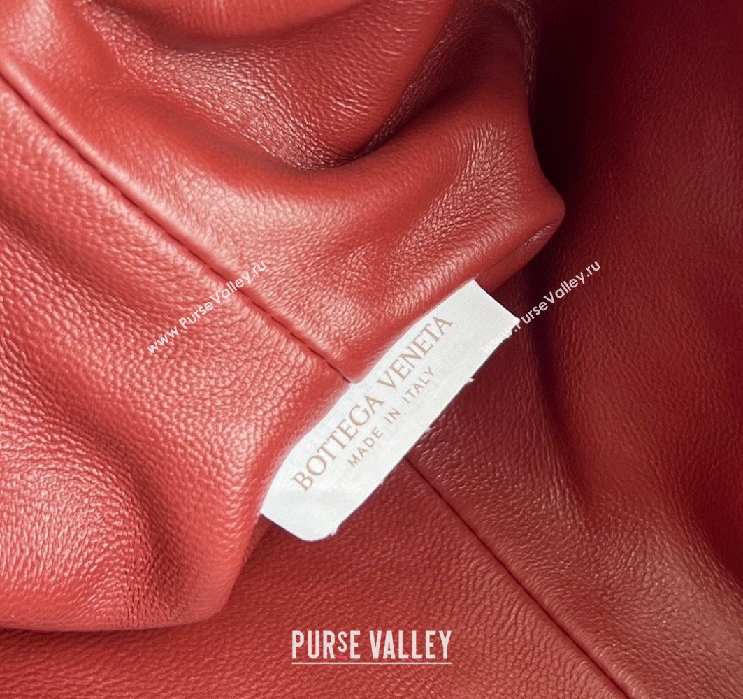 Bottega Veneta Small Lauren 1980 Chain Bag in Padded Intrecciato Leather Sapele Red 2025 804038 (WT-250801018)