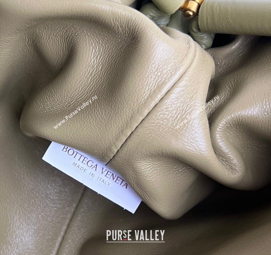 Bottega Veneta Small Lauren 1980 Chain Bag in Padded Intrecciato Leather Travertine Green 2025 804038 (WT-250801019)