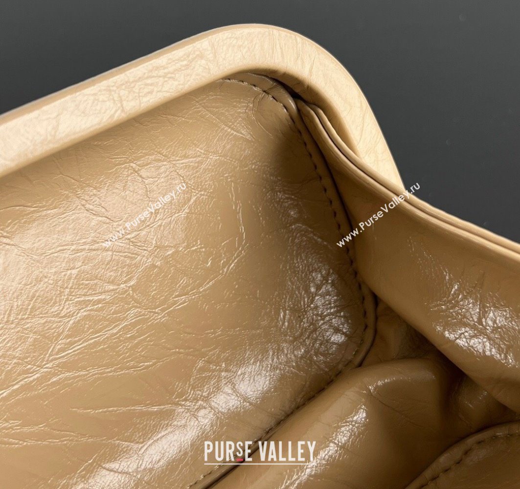 Bottega Veneta Knot Long Clutch in Intreccio Leather Apricot 2025 0801 (WT-250801026)