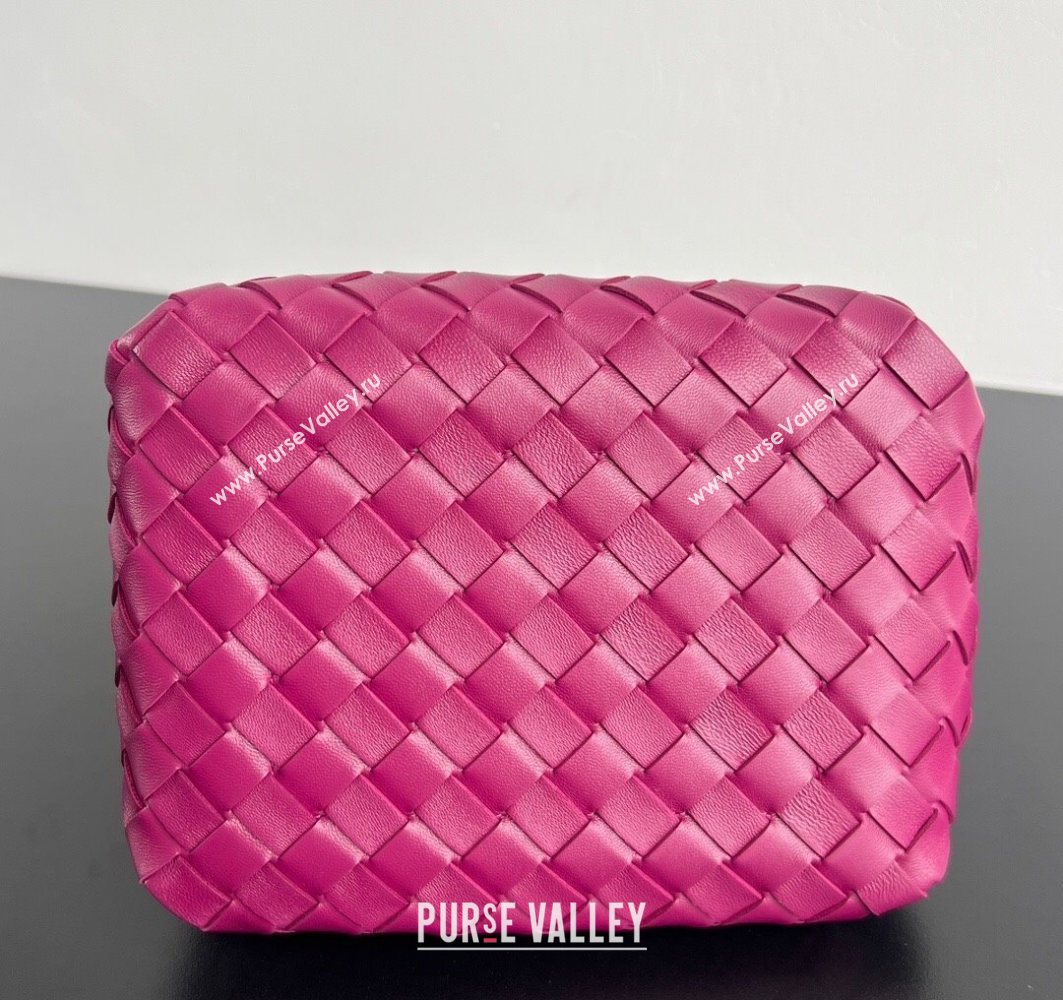 Bottega Veneta Small Parachute Shoulder Bag in Intrecciato Leather 796569 Cinnabar Purple 2025 (WT-250801001)