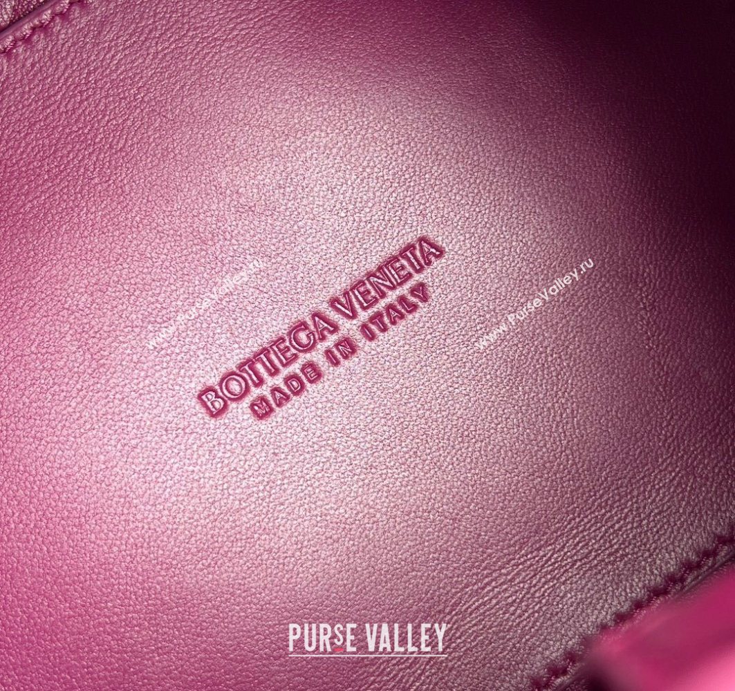 Bottega Veneta Small Parachute Shoulder Bag in Intrecciato Leather 796569 Cinnabar Purple 2025 (WT-250801001)