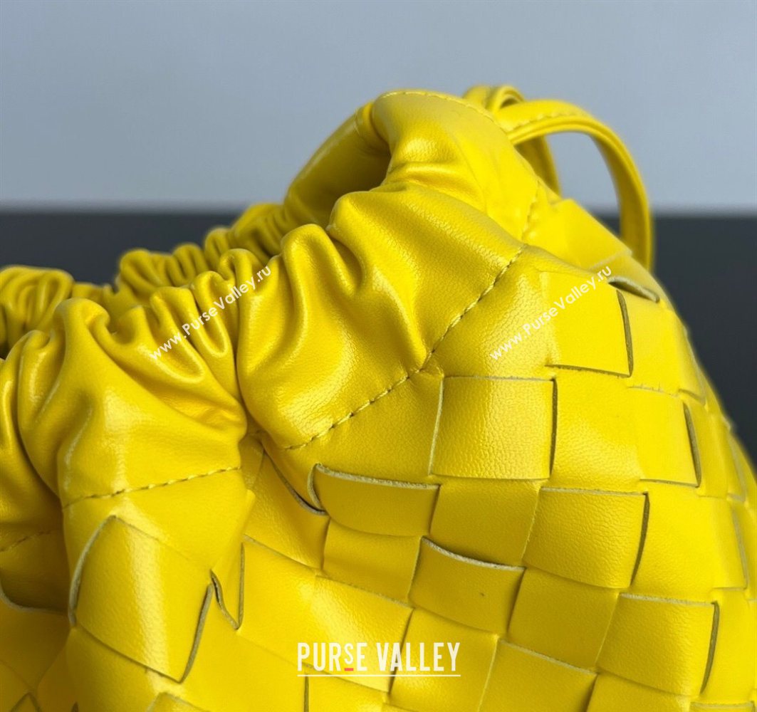 Bottega Veneta Medium Dustbag in Intrecciato Leather 796728 Sulfur Yellow 2025 (WT-250801007)