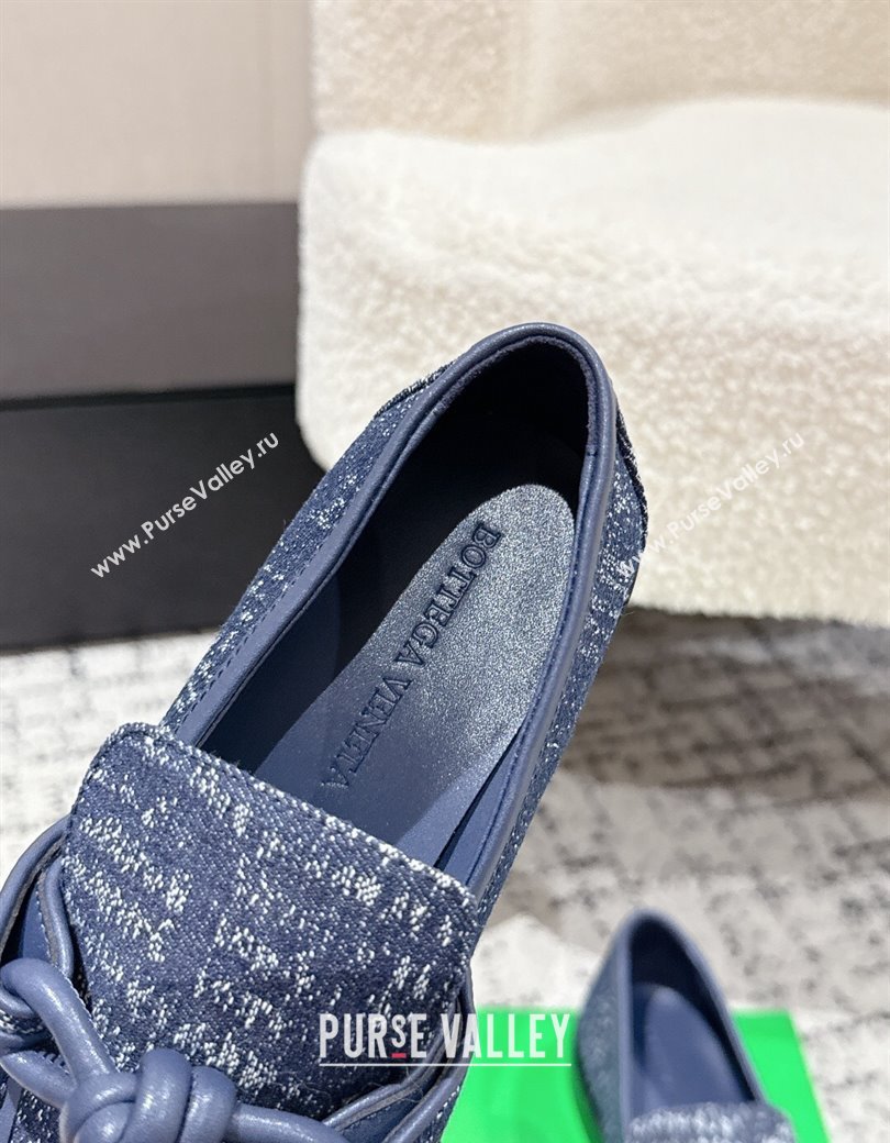 Bottega Veneta Astaire Loafers in Denim with Knot Blue Upper 2025 (MD-250823034)