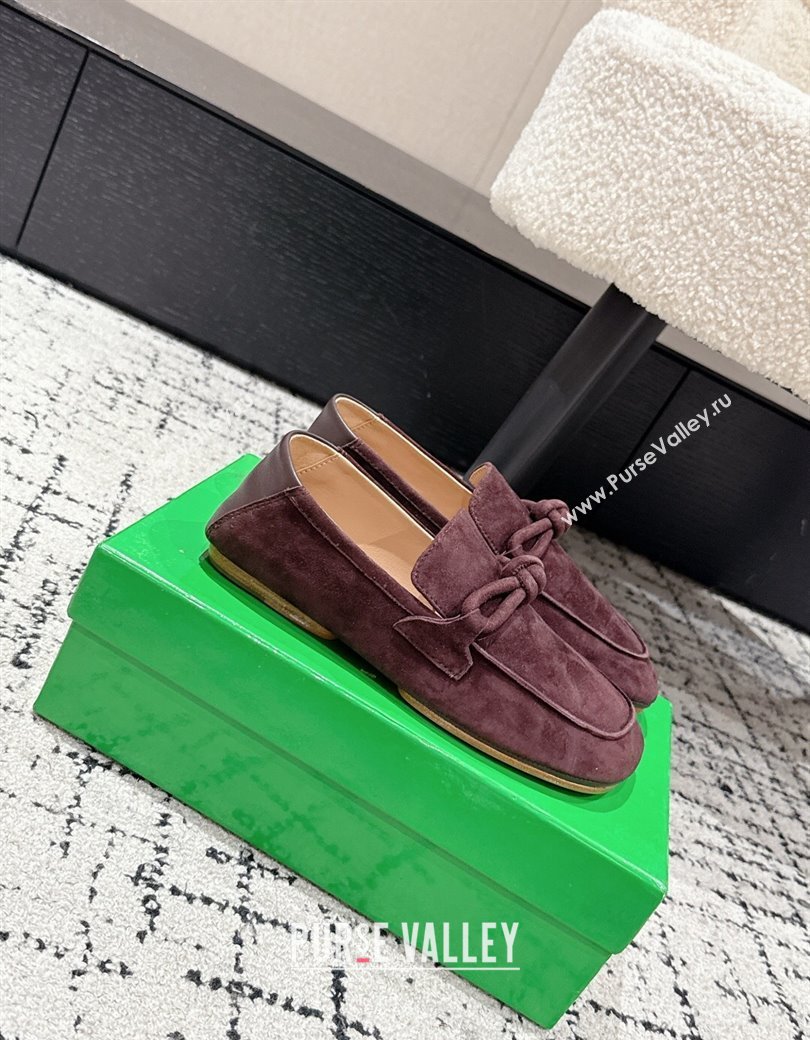 Bottega Veneta Daddy Loafers in Suede Brown 2025 (MD-250823053)