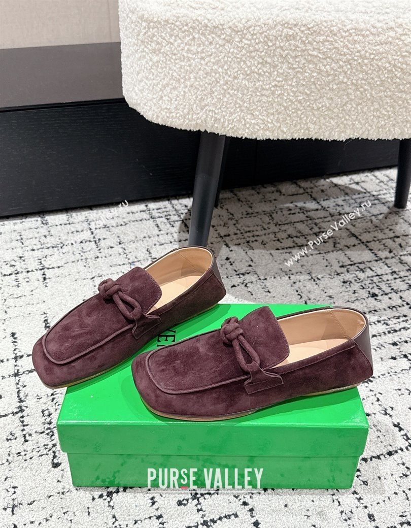 Bottega Veneta Daddy Loafers in Suede Brown 2025 (MD-250823053)