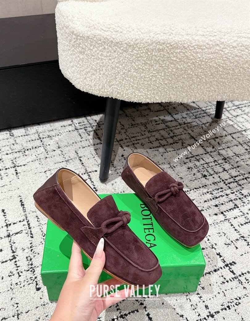 Bottega Veneta Daddy Loafers in Suede Brown 2025 (MD-250823053)