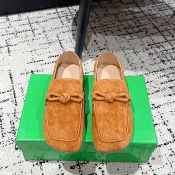 Bottega Veneta Daddy Loafers in Suede Yellow 2025 (MD-250823054)