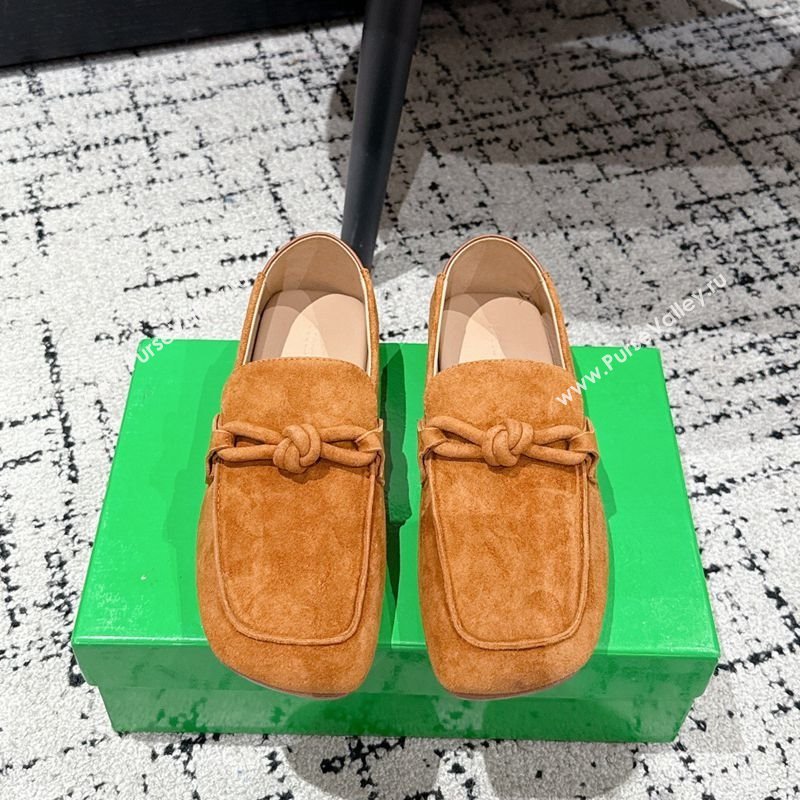 Bottega Veneta Daddy Loafers in Suede Yellow 2025 (MD-250823054)