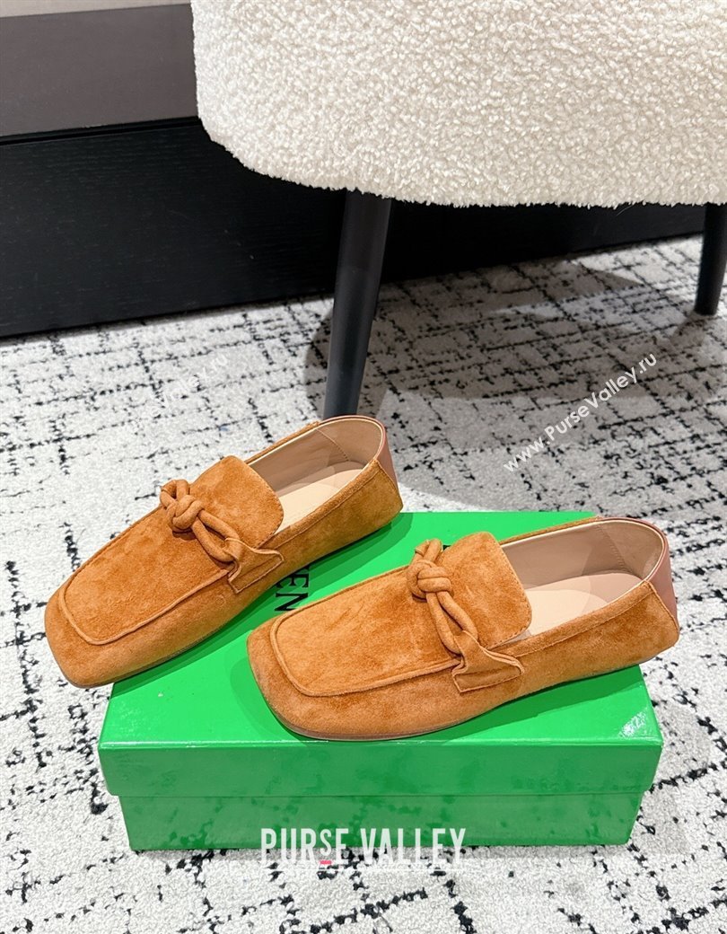 Bottega Veneta Daddy Loafers in Suede Yellow 2025 (MD-250823054)