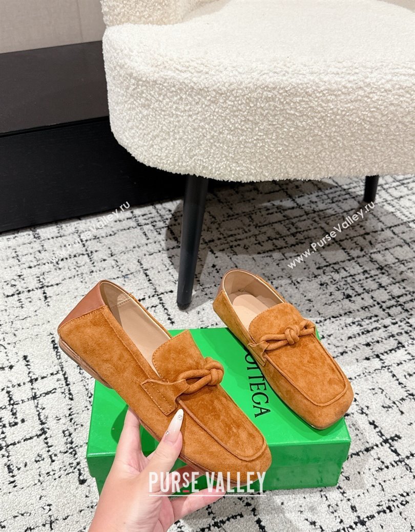 Bottega Veneta Daddy Loafers in Suede Yellow 2025 (MD-250823054)