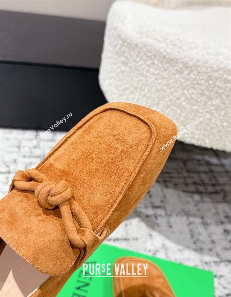 Bottega Veneta Daddy Loafers in Suede Yellow 2025 (MD-250823054)
