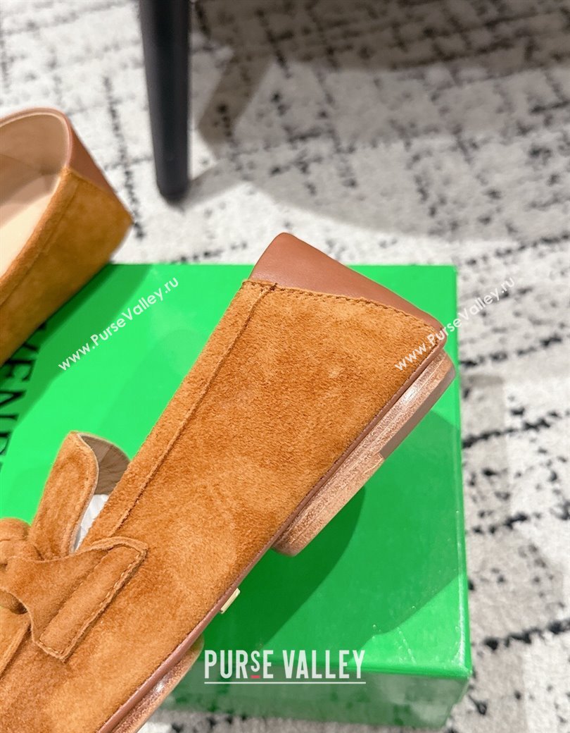 Bottega Veneta Daddy Loafers in Suede Yellow 2025 (MD-250823054)