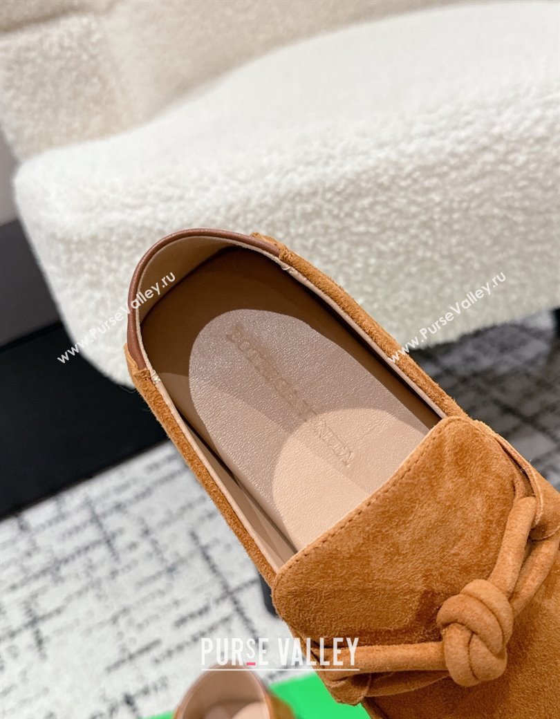 Bottega Veneta Daddy Loafers in Suede Yellow 2025 (MD-250823054)