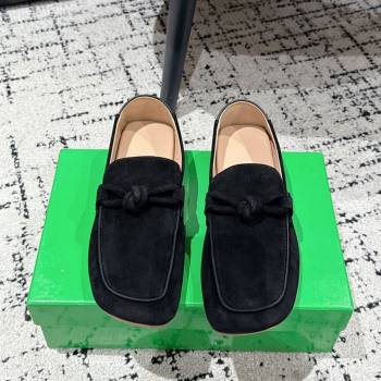 Bottega Veneta Daddy Loafers in Suede Black 2025 (MD-250823055)