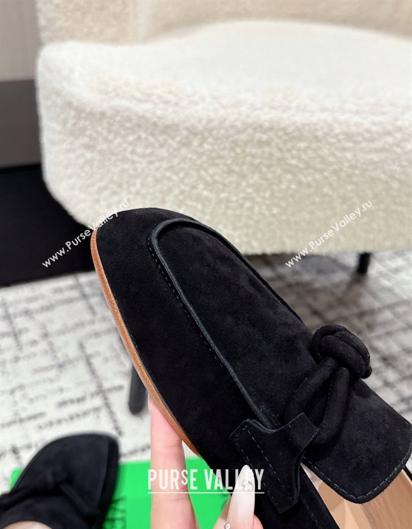 Bottega Veneta Daddy Loafers in Suede Black 2025 (MD-250823055)