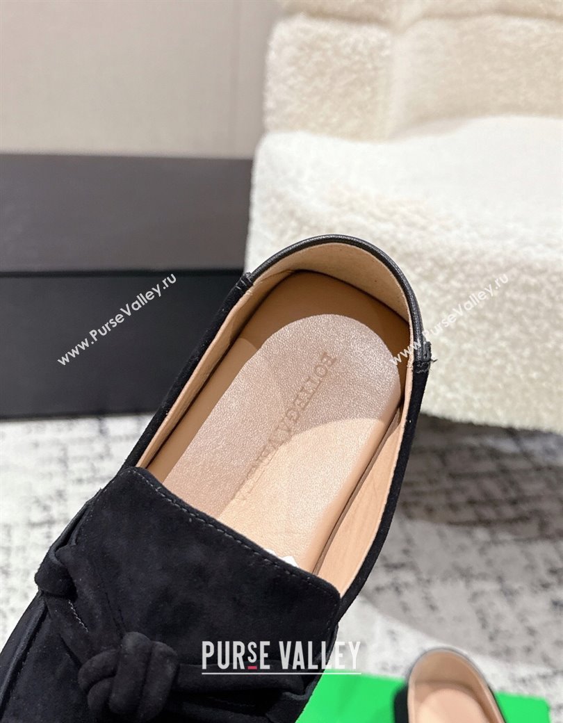 Bottega Veneta Daddy Loafers in Suede Black 2025 (MD-250823055)