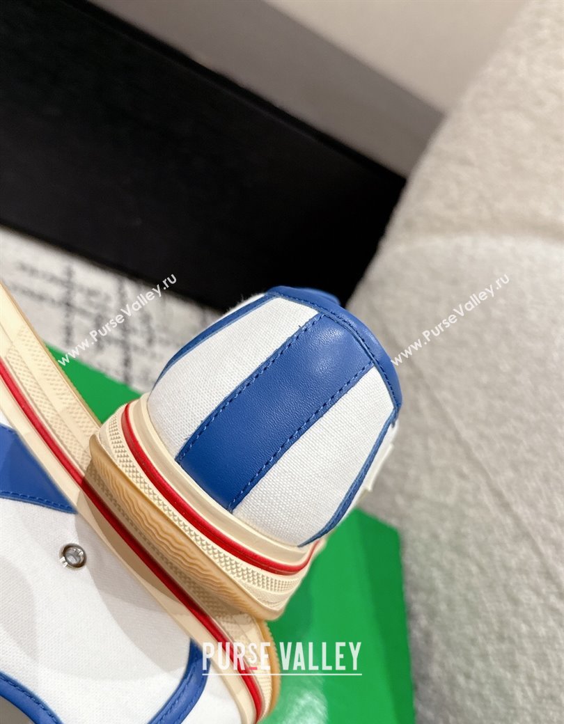 Bottega Veneta Eliot Low-top Sneakers in Canvas with Leather Trim White 2025 (MD-250823060)