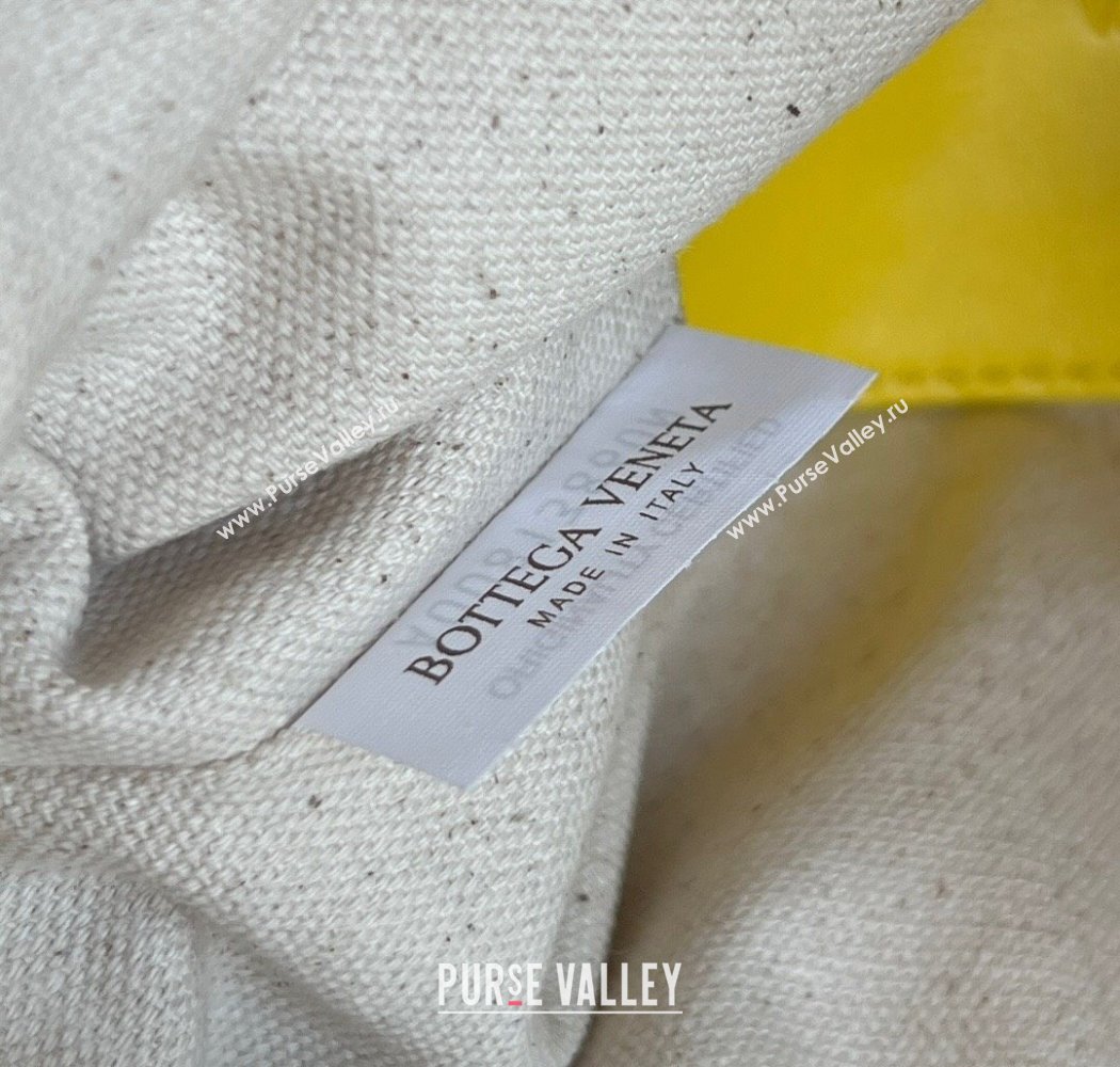 Bottega Veneta Small Loop Cross-Body Bag in Intrecciato Leather 796615 Sulfur Yellow 2025 (WT-250924030)