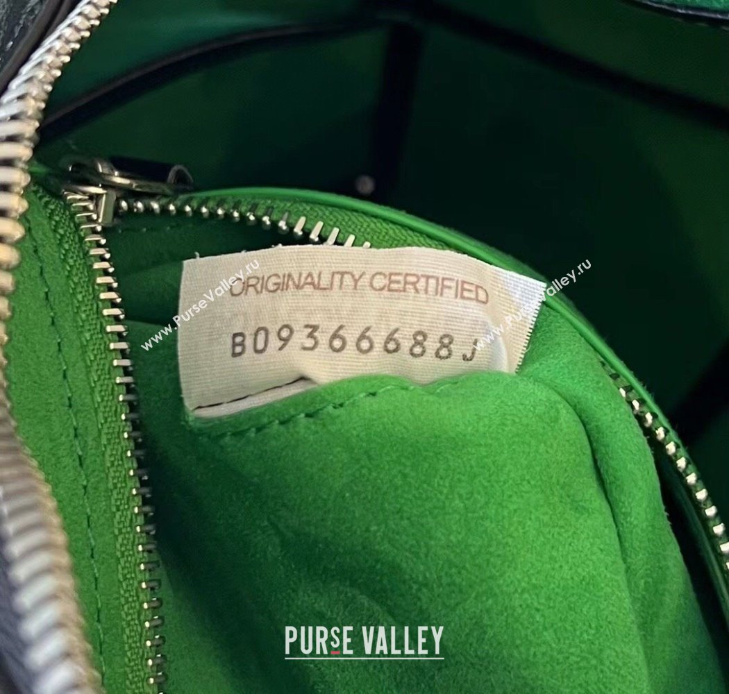 Bottega Veneta Mens Arco Camera Bag Bag in Intrecciato Leather Black2 2025 731165 (WT-250924036)