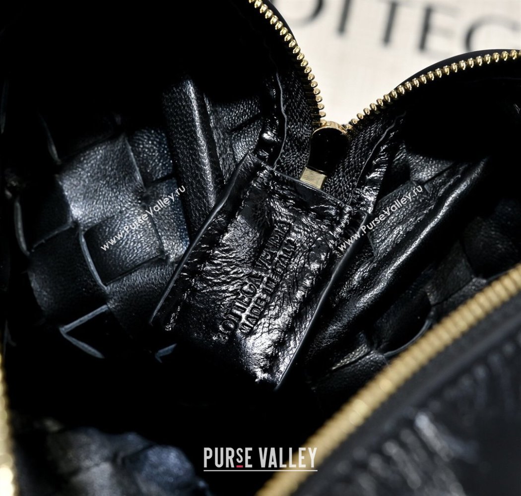 Bottega Veneta Loop Camera Bag in Intrecciato Leather Black 2025 723548 (WT-250924042)