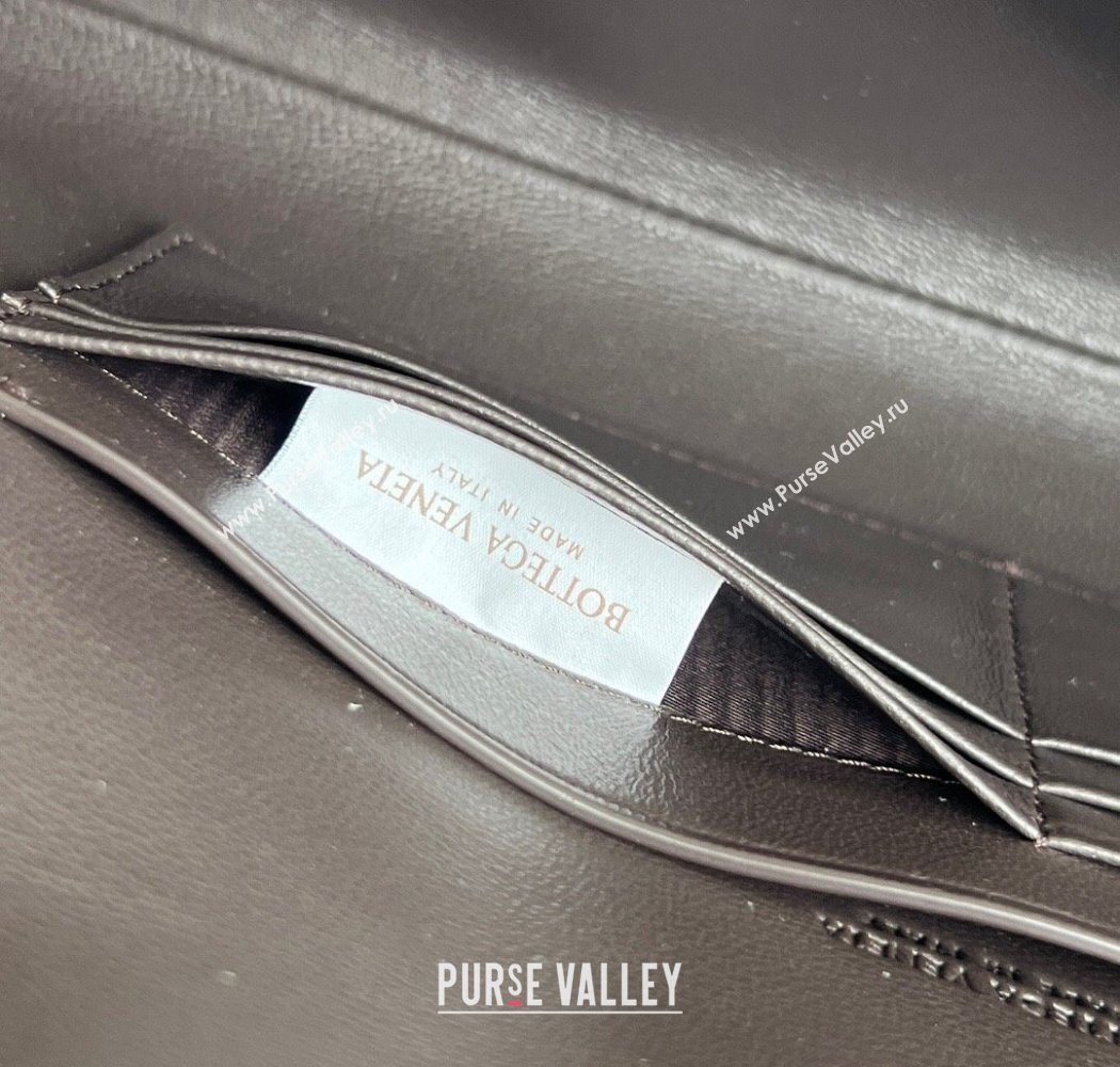 Bottega Veneta Andiamo Daisy Long Clutch Bag in Intrecciato Leather Fondant Brown 2025 836810 (WT-250924025)