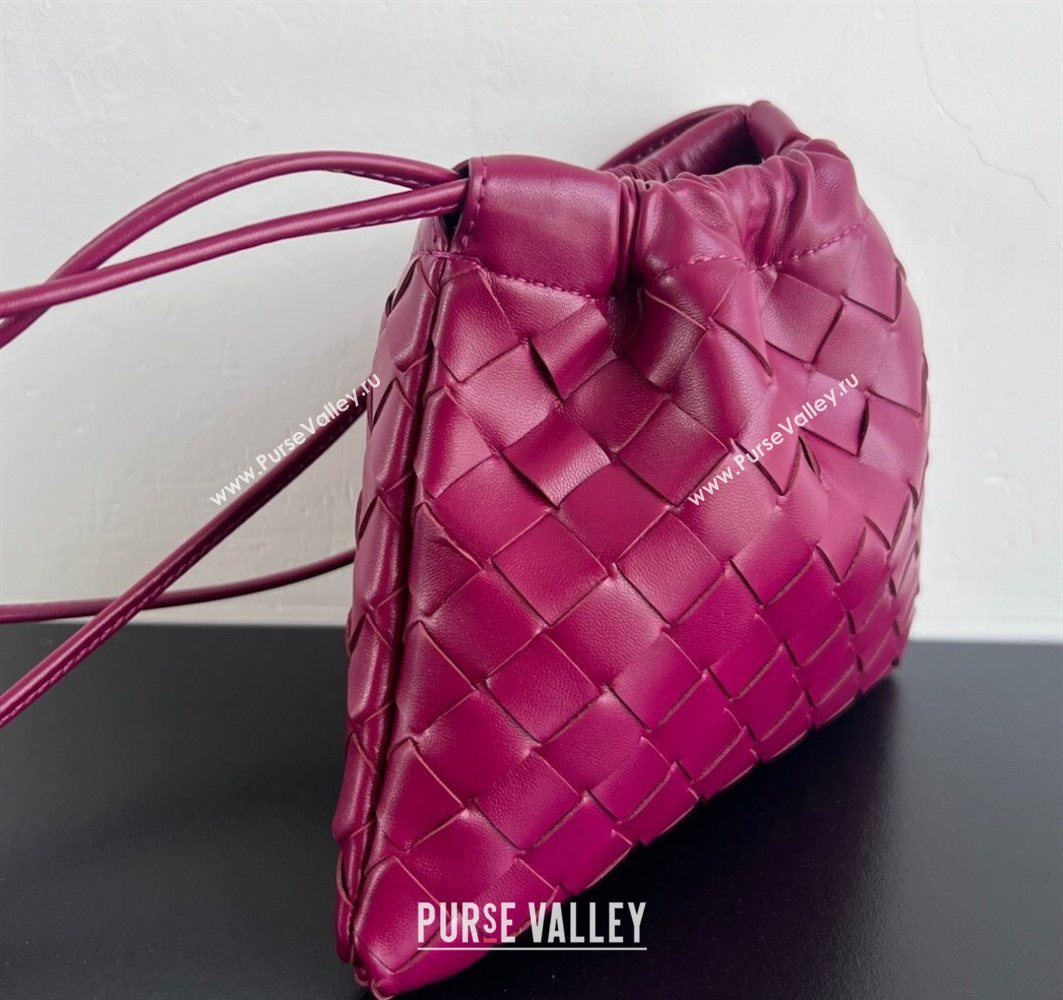 Bottega Veneta Small Dustbag in Intrecciato Leather Cinnabar Red 2025 816987 (WT-251119002)