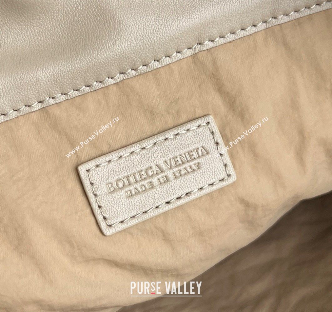 Bottega Veneta Dustbag Notte in Intrecciato Leather Dusty Beige 2025 839394 (WT-251119004)