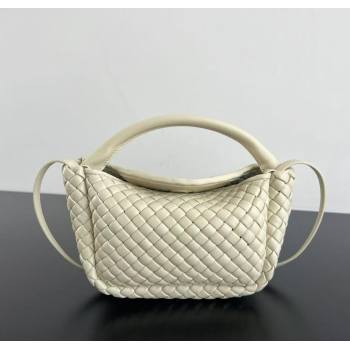Bottega Veneta Small Cobble Top Handle bag in Intreccio Leather Sea Sault 2025 805739 (WT-251119052)