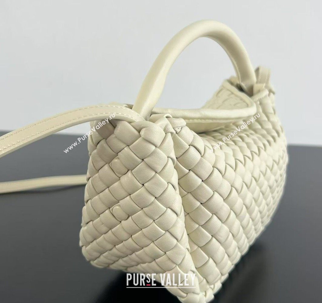 Bottega Veneta Small Cobble Top Handle bag in Intreccio Leather Sea Sault 2025 805739 (WT-251119052)