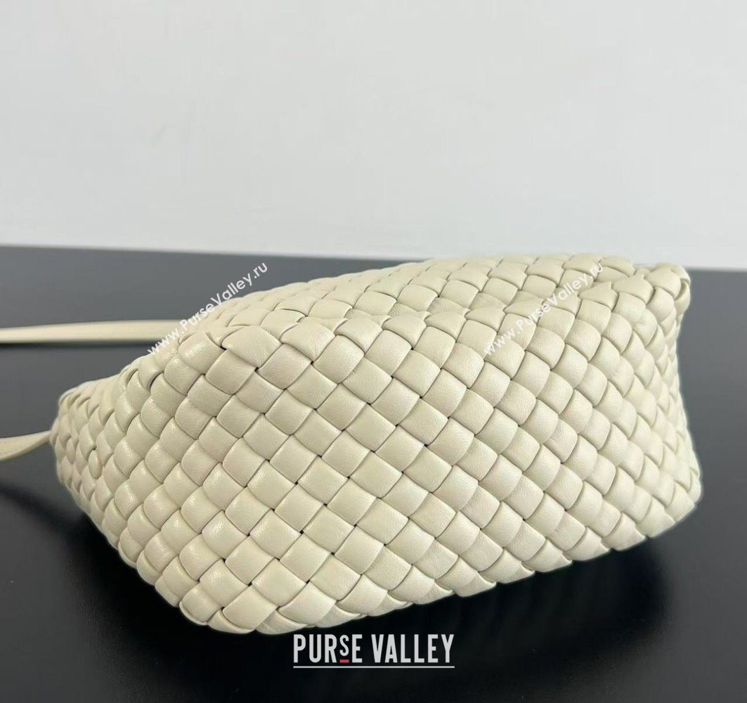 Bottega Veneta Small Cobble Top Handle bag in Intreccio Leather Sea Sault 2025 805739 (WT-251119052)