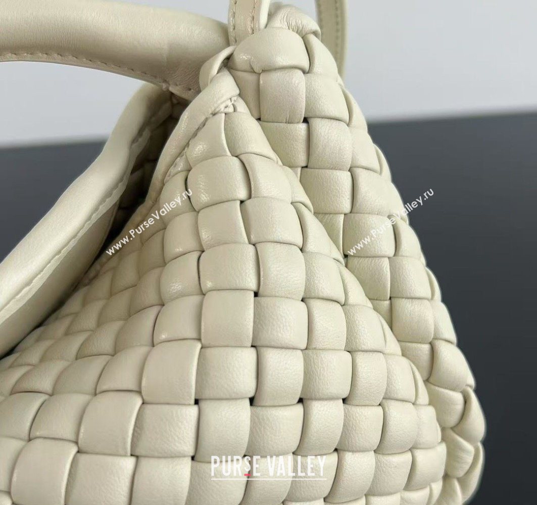 Bottega Veneta Small Cobble Top Handle bag in Intreccio Leather Sea Sault 2025 805739 (WT-251119052)