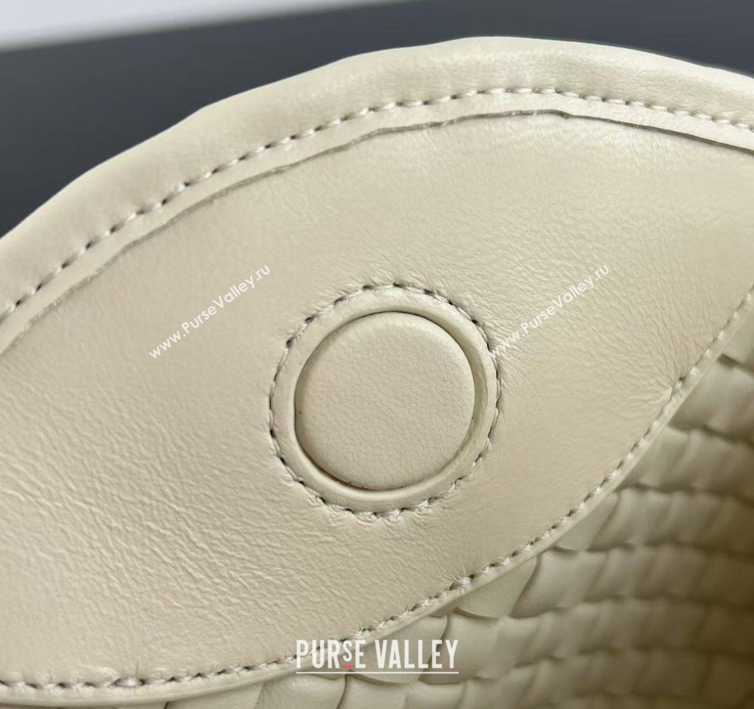 Bottega Veneta Small Cobble Top Handle bag in Intreccio Leather Sea Sault 2025 805739 (WT-251119052)