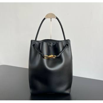 Bottega Veneta Andiamo Bucket Bag in Calf Leather Black 2025 844169 (WT-251119060)