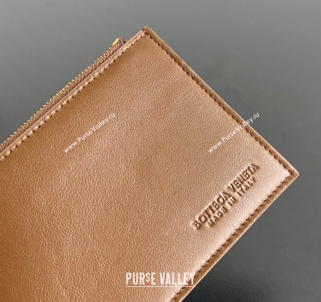 Bottega Veneta Small Pinacoteca Tote Bag in Intrecciato Leather and Suede Nocciola Brown/Amber Yellow 2025 819004 (WT-251119063)