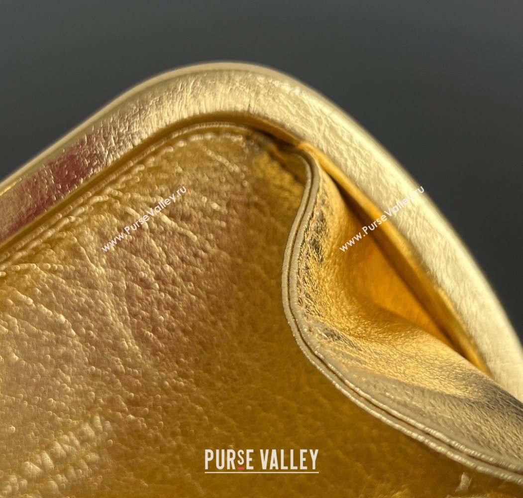 Bottega Veneta Knot Bag in Intrecciato Leather with Flower Clasp Gold-Tone 2025 826183 (WT-260116043)