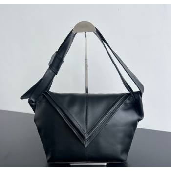 Bottega Veneta Mens Small Sawyer Shoulder Bag in Smooth Leather Black 2026 815807 (WT-260116047)