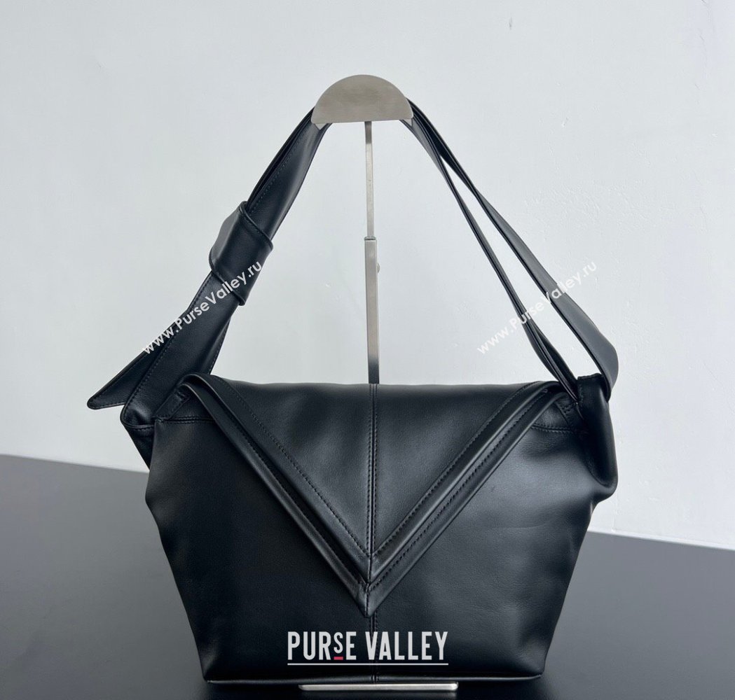 Bottega Veneta Mens Small Sawyer Shoulder Bag in Smooth Leather Black 2026 815807 (WT-260116047)